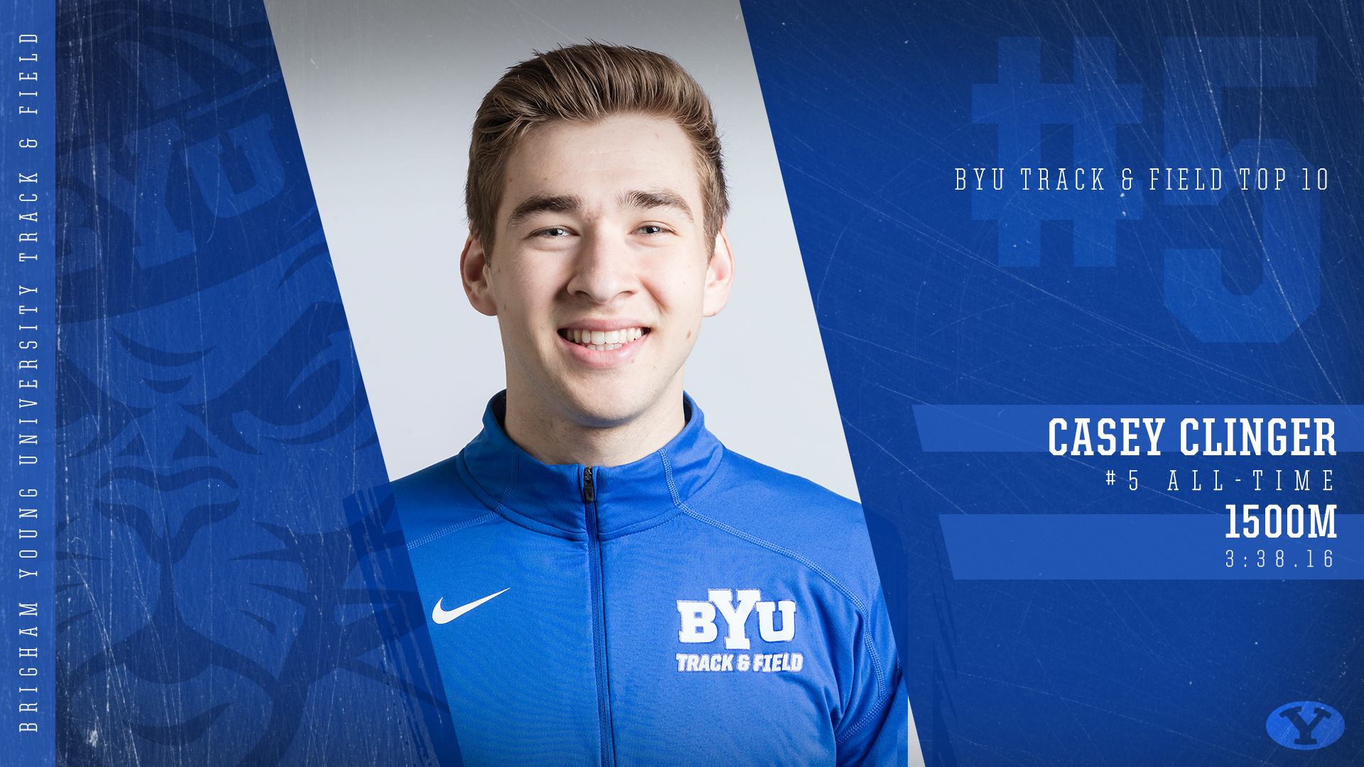 Casey Clinger - BYU Top 10 Graphic