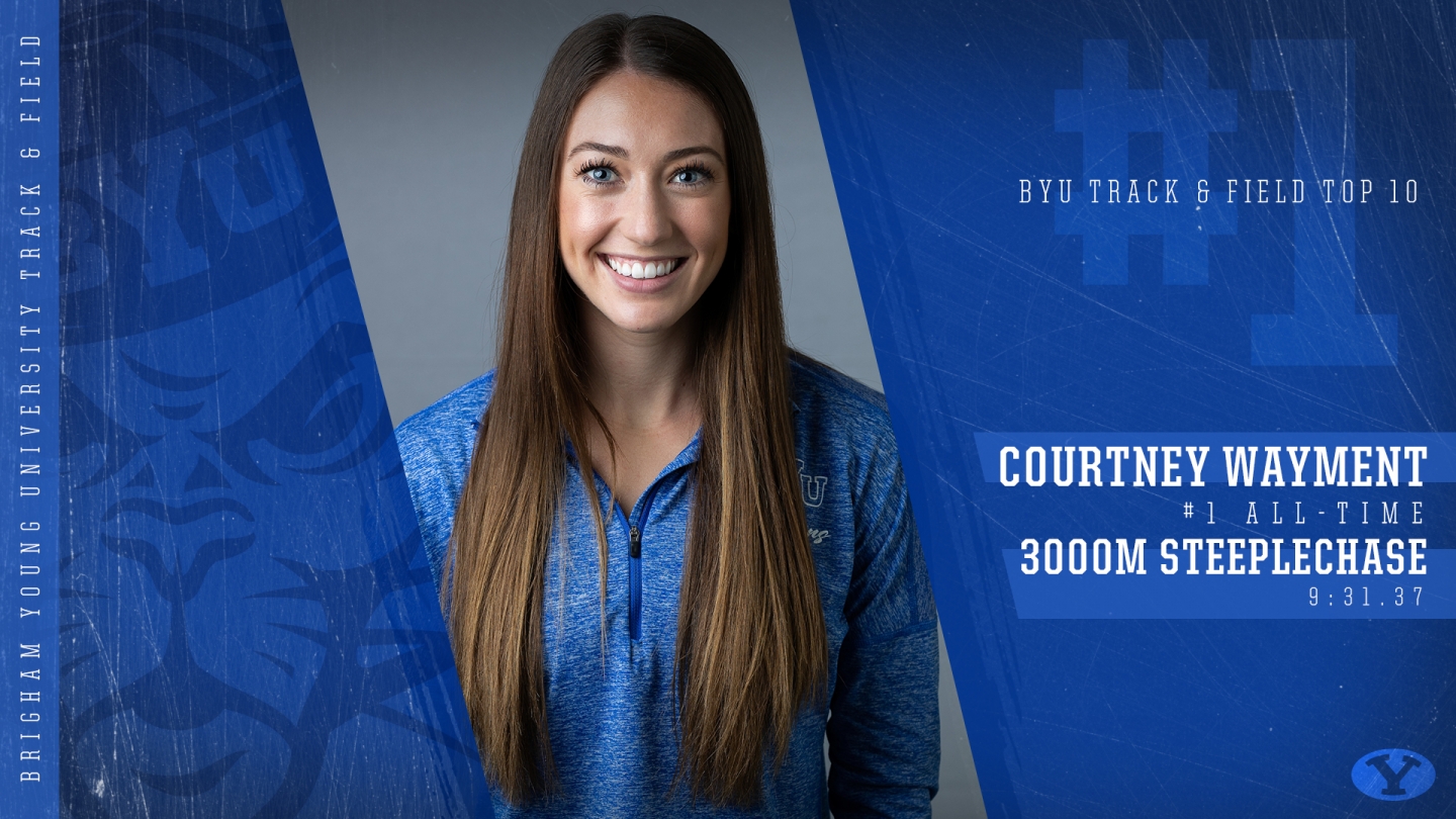 Courtney Wayment - BYU Top 10 Graphic
