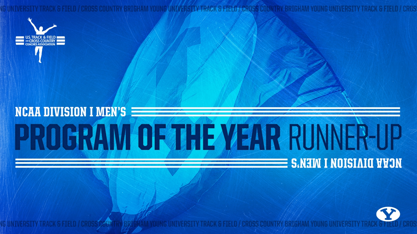 BYU men's USTFCCCA Program of the Year - graphic