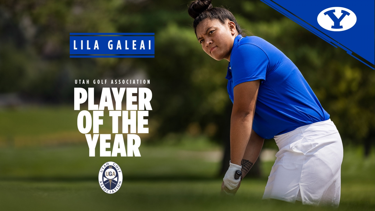BYU women's golfer Lila Galeai awarded the Utah Golf Association (UGA) Women's Player of the Year award.