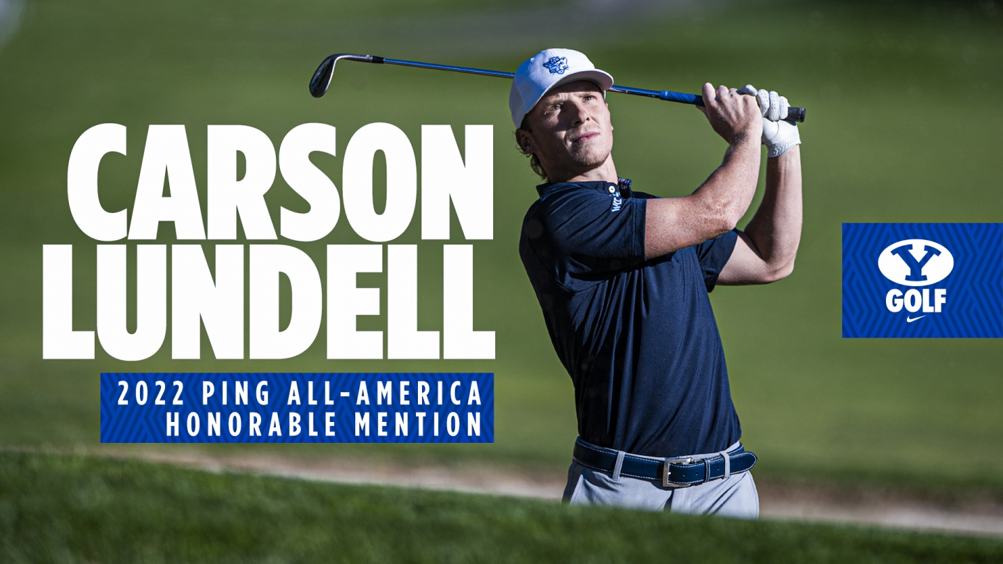 Carson Lundell named a PING Division 1 All-American Honorable Mention.