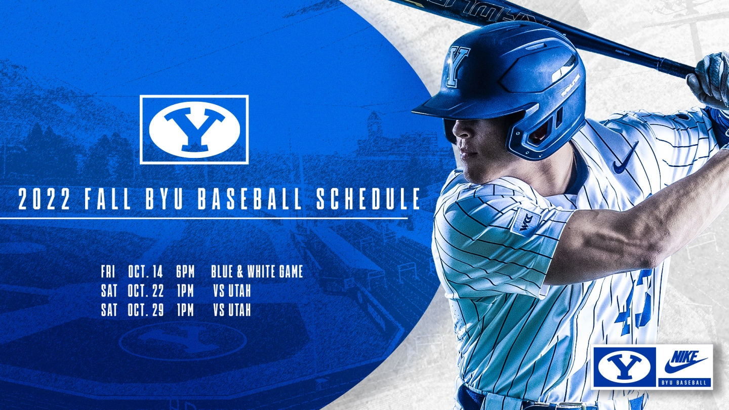 BYU Baseball fall schedule graphic