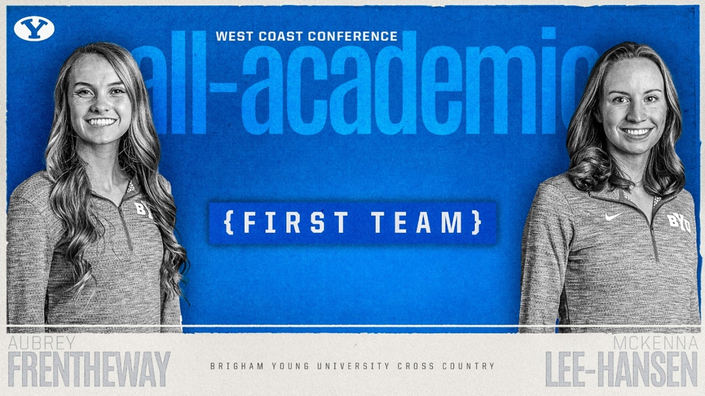 Aubrey Frentheway and McKenna Lee-Hansen named to 2022 WCC Women's Cross Country All-Academic First Team