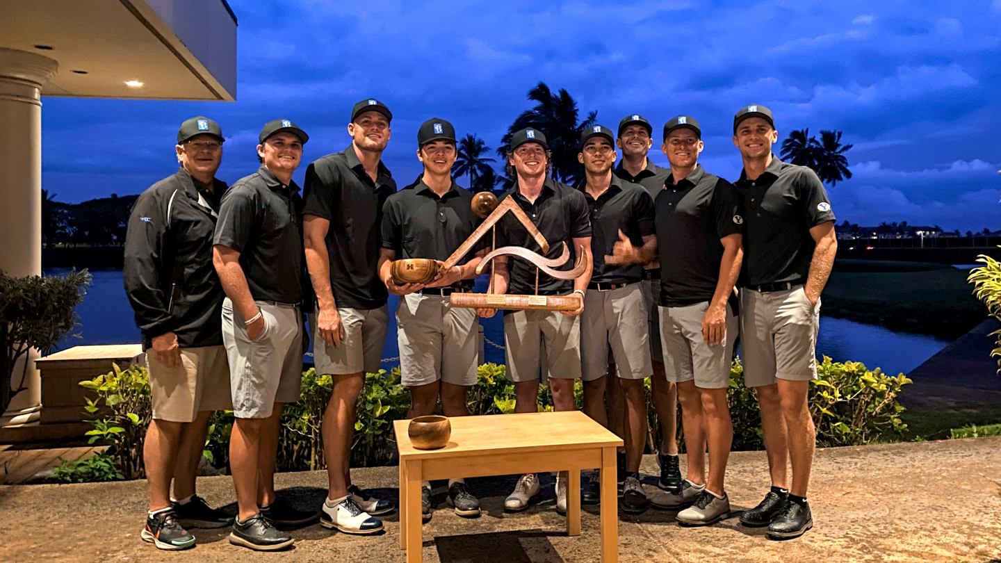 BYU men's golf takes home an 28-shot win at the John A. Burns Intercollegiate.