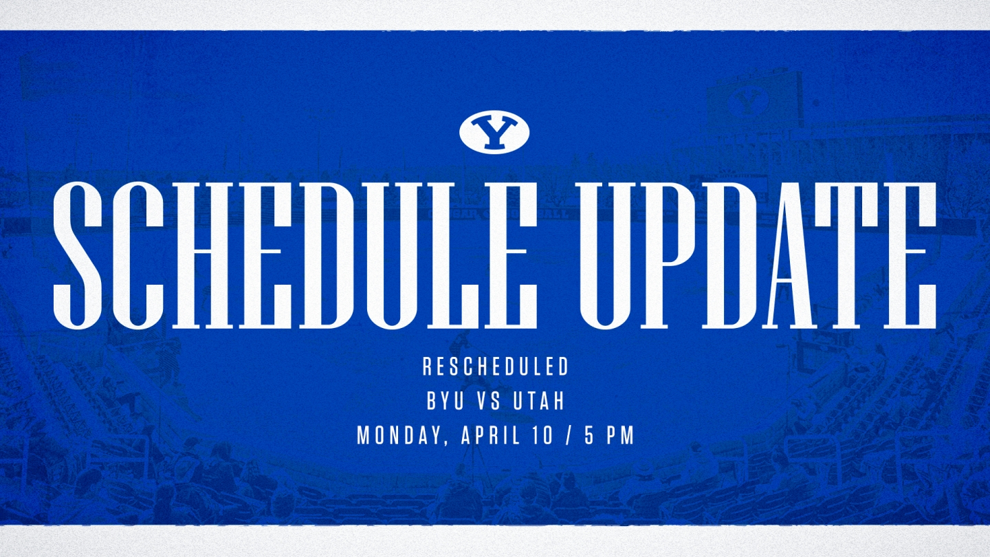 BYU softball's home opener against Utah rescheduled for Monday, April 10
