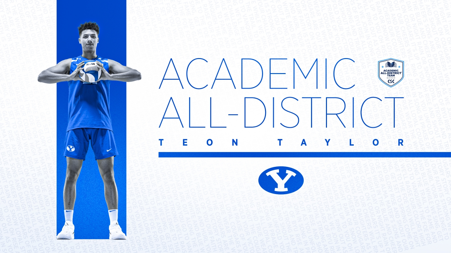 Teon Taylor is named to the Academic All-District Team