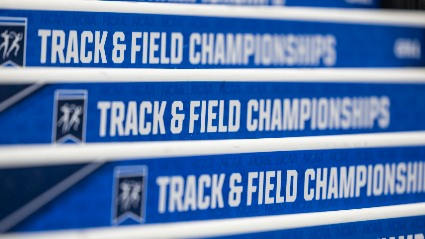 NCAA Championship hurdles.