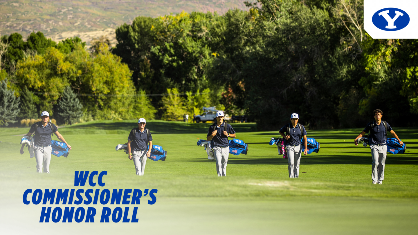 Eight BYU men's golfers named to WCC Commissioner's Honor Role