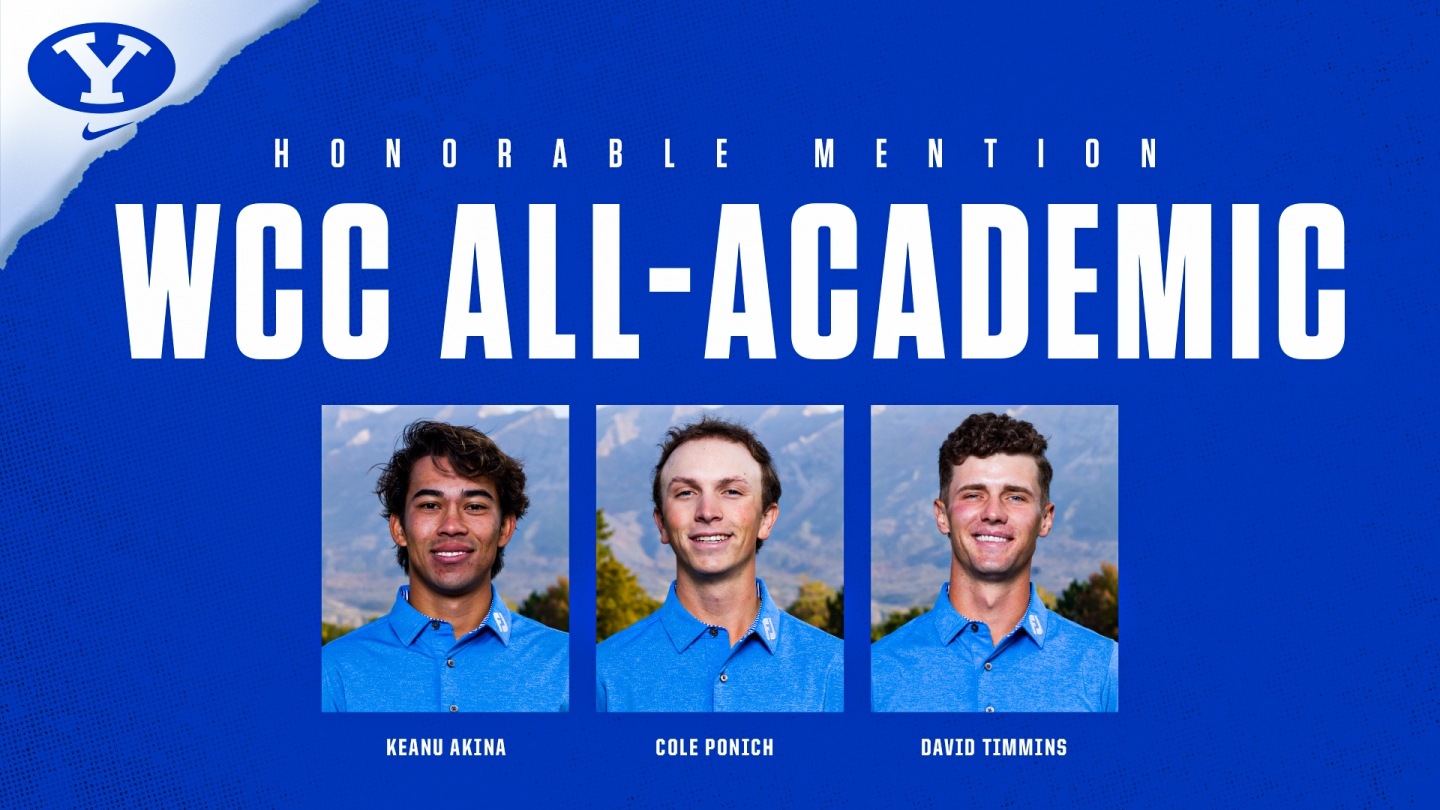 Keanu Akina, Cole Ponich and David Timmins were each named to the WCC All-Academic Team on Thursday.