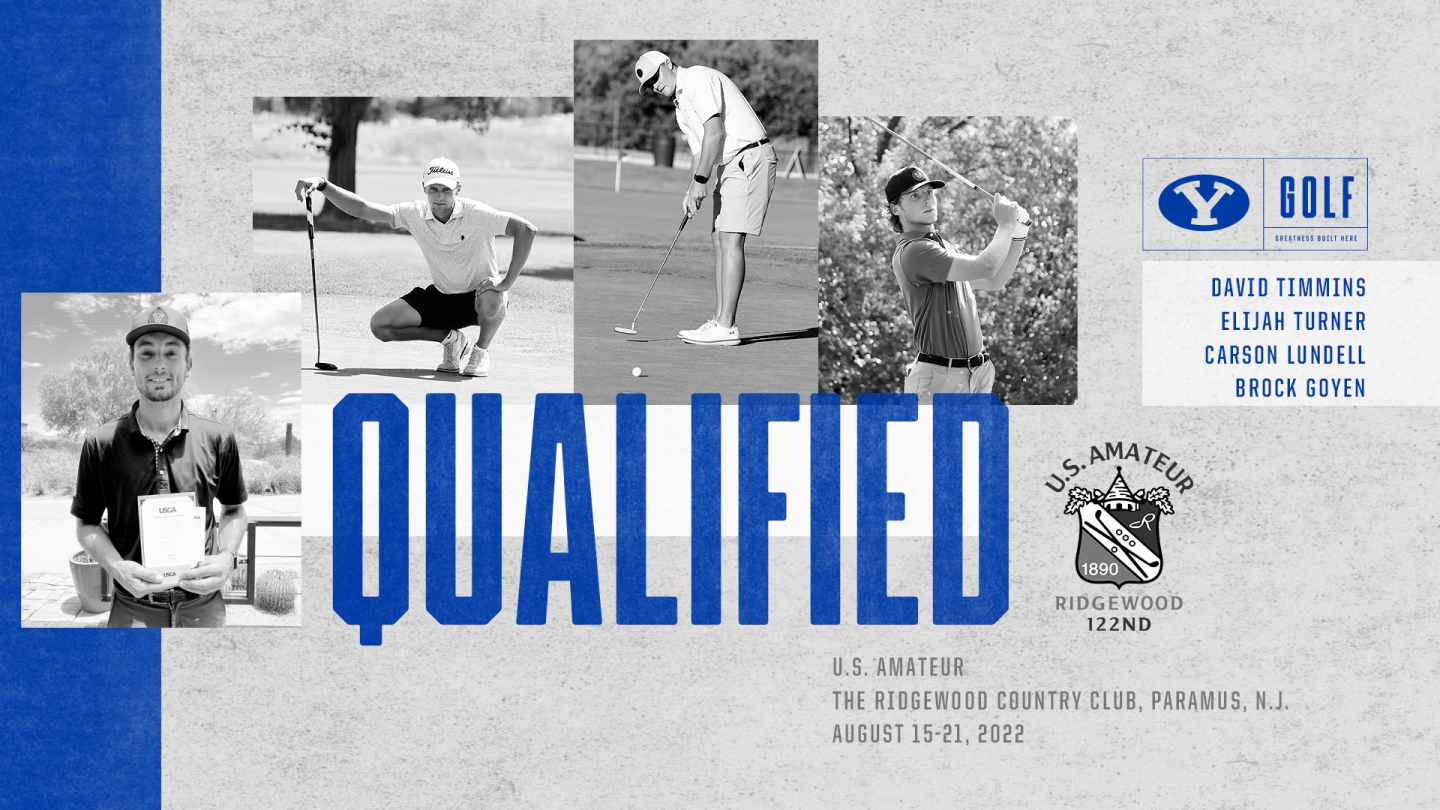 Four BYU golfers qualified for the US Amateur Championship.