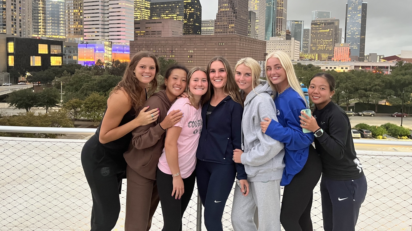 Women's tennis team in Houston